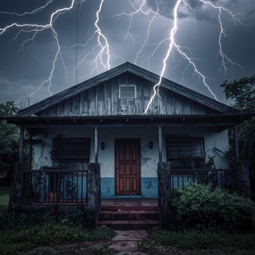 Sala de estar com energia da casa pesada precisando de limpeza energética.