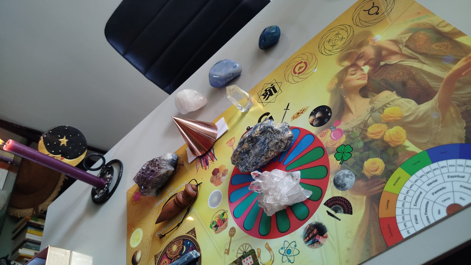 Sessão de Mesa Radiônica para destravar a vida financeira